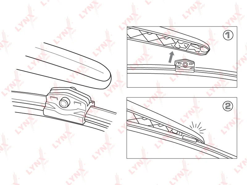 LR38N LYNXAUTO Щетка стеклоочистителя (фото 2)
