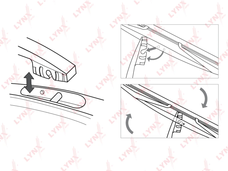 LR25D LYNXAUTO Щетка стеклоочистителя (фото 4)