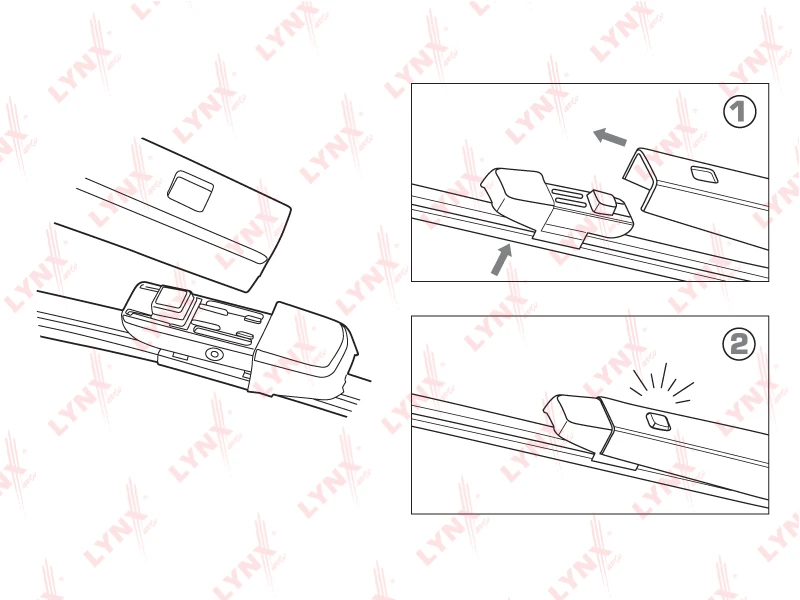 LR38K LYNXAUTO Щетка стеклоочистителя (фото 2)