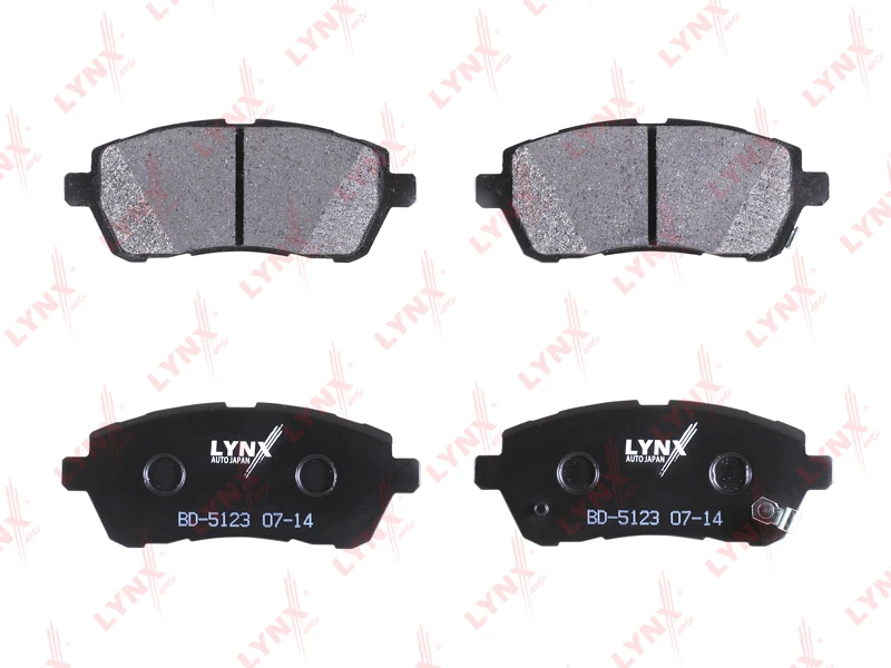 BD-5123 LYNXAUTO Комплект тормозных колодок, дисковый тормоз (фото 4)