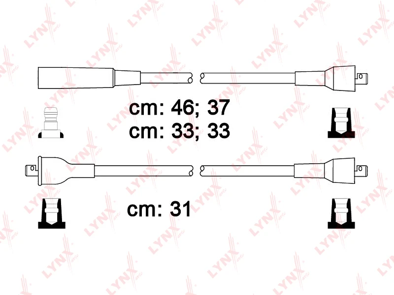 SPE8101 LYNXAUTO Комплект проводов зажигания (фото 3)
