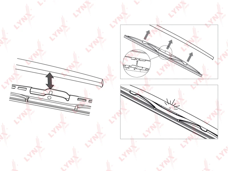 LR34G LYNXAUTO Щетка стеклоочистителя (фото 4)