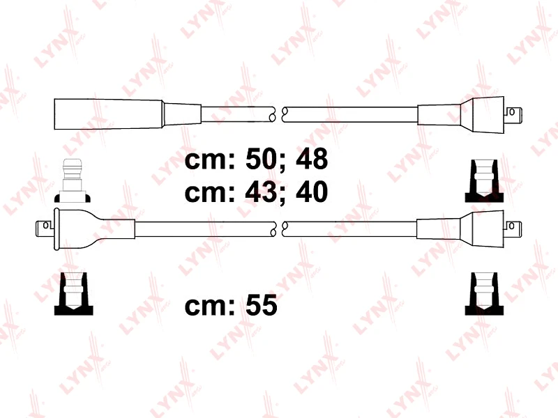 SPE4605 LYNXAUTO Комплект проводов зажигания (фото 3)