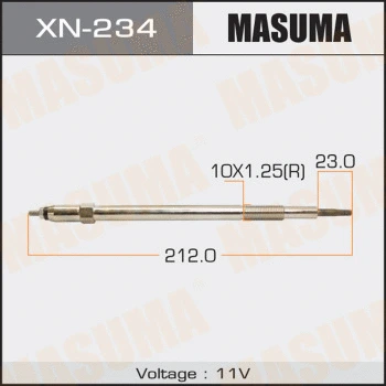XN-234 MASUMA Свеча накаливания (фото 1)