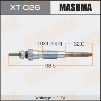 XT-026 MASUMA Свеча накаливания (фото 1)