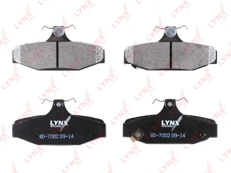 BD-7002 LYNXAUTO Комплект тормозных колодок, дисковый тормоз (фото 4)