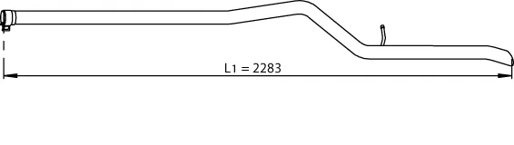 32521 DINEX Труба глушителя (фото 1)