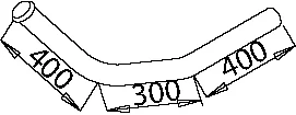 50191 DINEX Труба глушителя (фото 1)