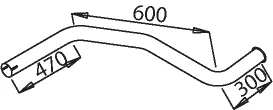 50642 DINEX Труба глушителя (фото 1)