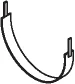 50813 DINEX Крепление / кронштейн глушителя (резинка) (фото 1)
