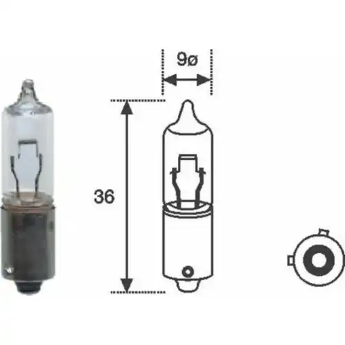 002052500000 MAGNETI MARELLI Лампа накаливания, фонарь указателя поворота (фото 3)