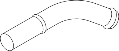 80250 DINEX Труба глушителя (фото 1)