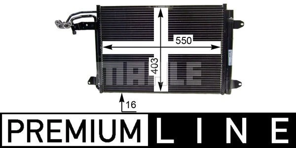 AC 324 000P KNECHT/MAHLE Конденсатор, кондиционер (фото 8)