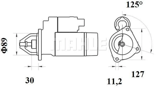 MS 766 KNECHT/MAHLE Стартер (фото 4)