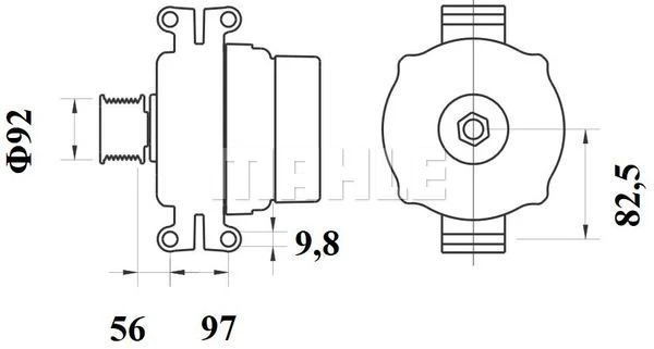 MG 799 KNECHT/MAHLE Генератор (фото 2)