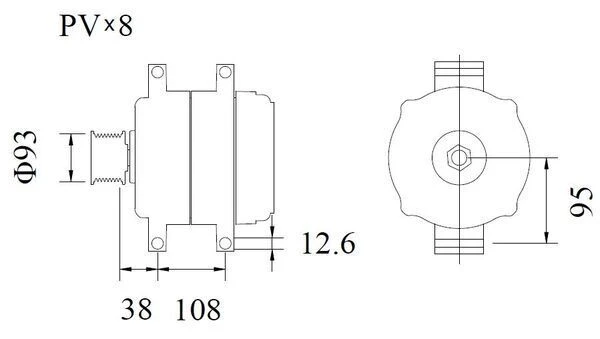 MG 1026 KNECHT/MAHLE Генератор (фото 3)