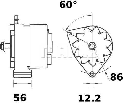 MG 281 KNECHT/MAHLE Генератор (фото 4)