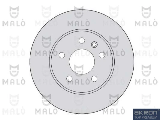 1110173 MALO Тормозной диск (фото 2)