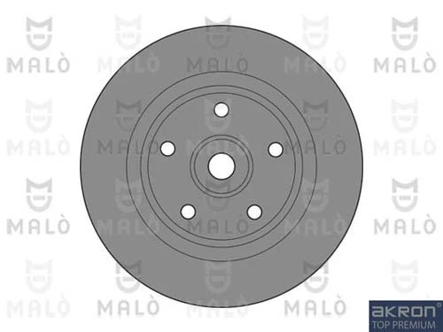 1110486 MALO Тормозной диск (фото 2)