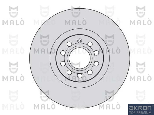 1110091 MALO Тормозной диск (фото 2)