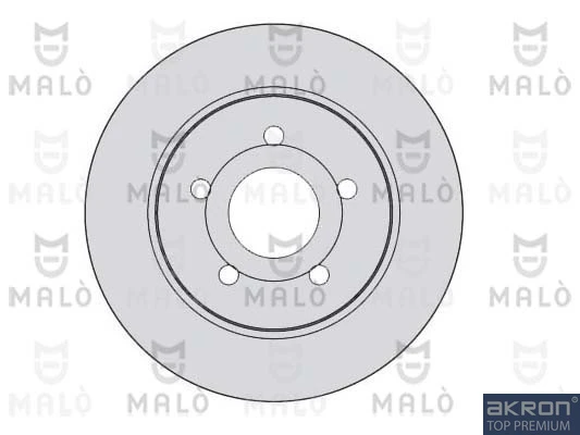 1110049 MALO Тормозной диск (фото 2)