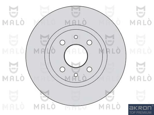 1110016 MALO Тормозной диск (фото 2)