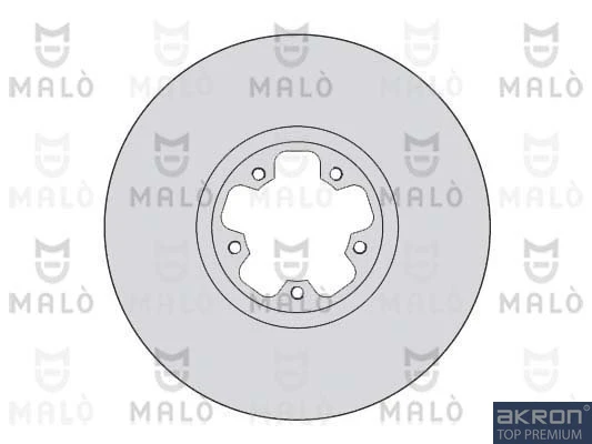 1110177 MALO Тормозной диск (фото 2)