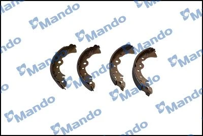 MLP03 MANDO Комплект тормозных колодок (фото 2)
