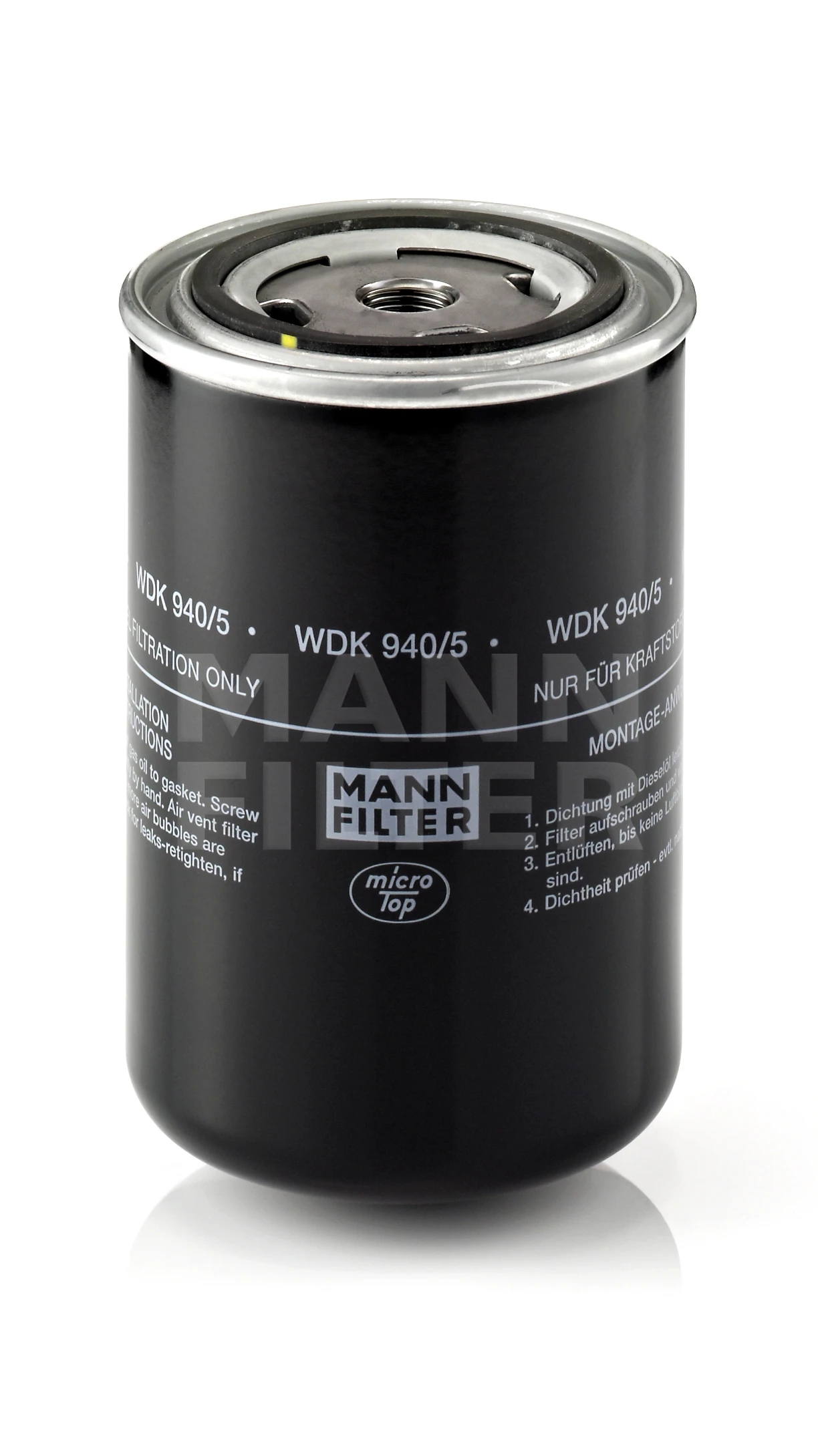 WDK 940/5 MANN Топливный фильтр (фото 2)