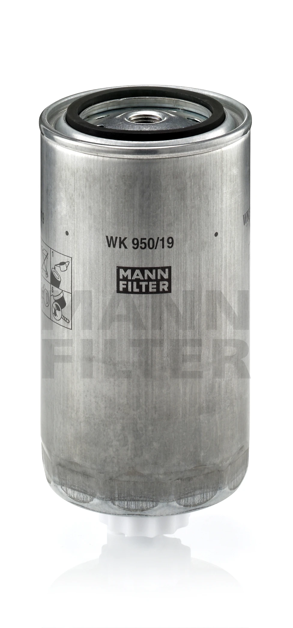WK 950/19 MANN Топливный фильтр (фото 2)