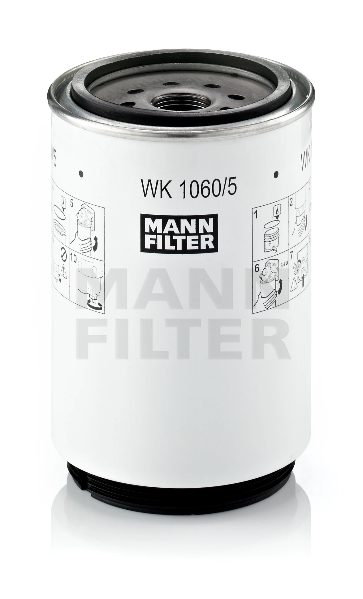 WK 1060/5 x MANN Топливный фильтр (фото 2)