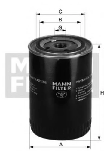 WA 923/1 MANN Фильтр охлаждающей жидкости (фото 1)