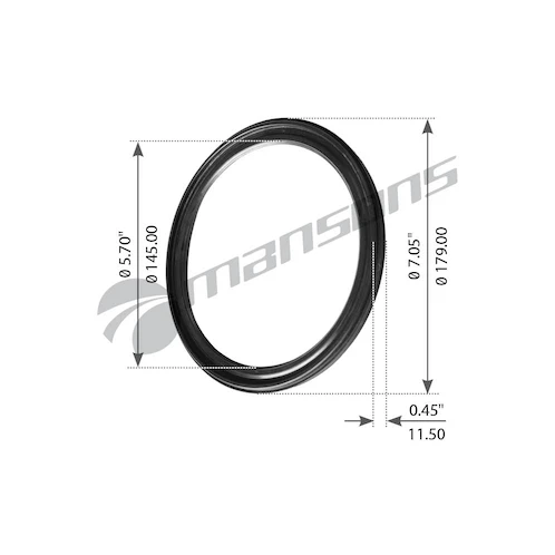 600.105 MANSONS Сальник ступицы наруж.145x179x11.5 saf (фото 1)