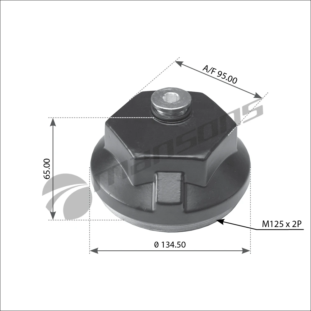 790.199 MANSONS Крышка ступицы (м) перед. m27x2 пробка iv17917115 2x iveco et/es/stralis/eurocargo 170e18 (фото 1)