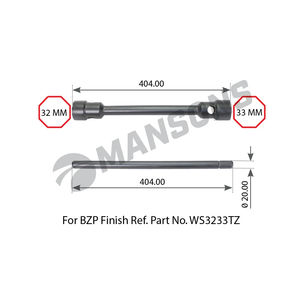 WS3233T MANSONS Ключ баллонный (фото 1)