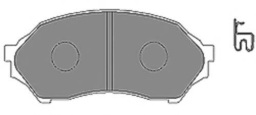 6333 MAPCO Комплект тормозных колодок, дисковый тормоз (фото 3)