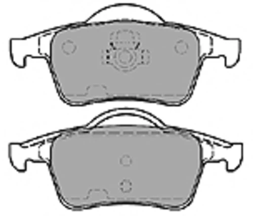 6590 MAPCO Комплект тормозных колодок, дисковый тормоз (фото 2)