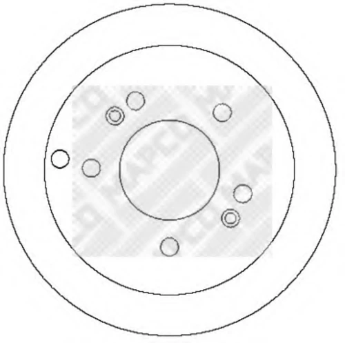 15272 MAPCO Тормозной диск (фото 3)