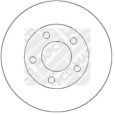 15283 MAPCO Тормозной диск (фото 4)