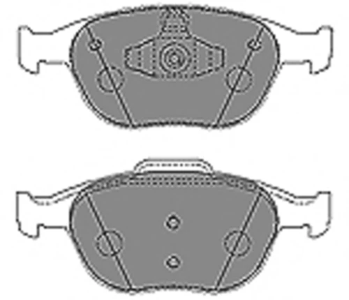 6148 MAPCO Комплект тормозных колодок, дисковый тормоз (фото 3)