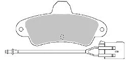 6392 MAPCO Комплект тормозных колодок, дисковый тормоз (фото 4)