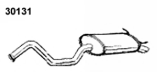 30131 MAPCO Глушитель выхлопных газов конечный (фото 1)