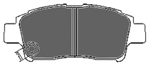 6525 MAPCO Комплект тормозных колодок, дисковый тормоз (фото 3)