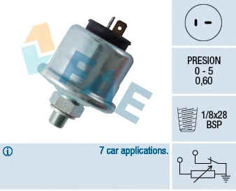 14150 FAE Датчик давления масла (фото 1)