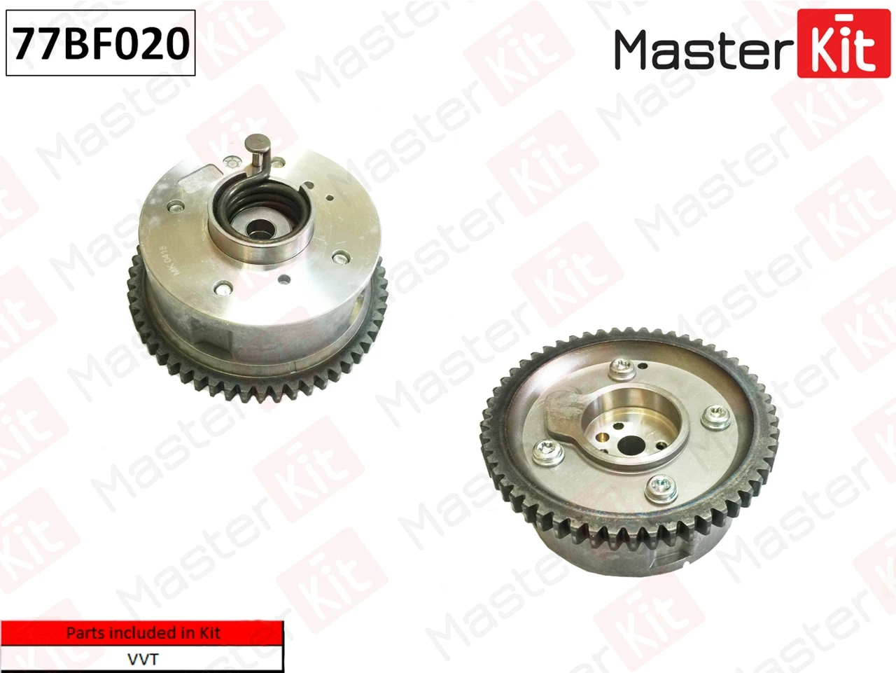 77BF020 MASTERKIT Шестерня распредвала с рег.фаз hyundai ix35 g4kd (фото 1)