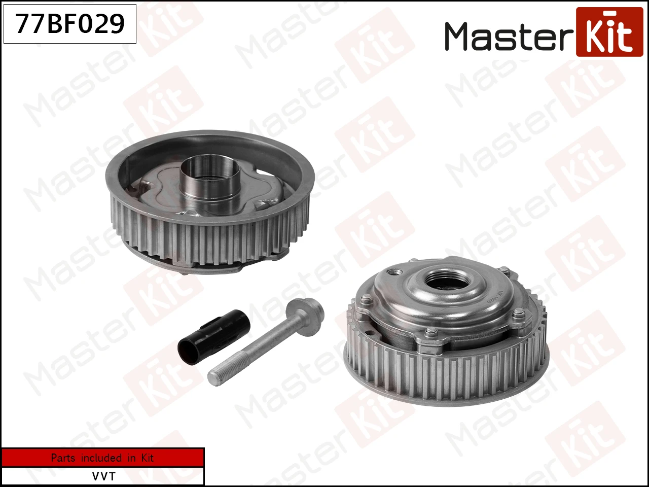 77BF029 MASTERKIT Шестерня распредвала с рег.фаз, вып. opel astra h/j/insignia/ zafira c a16xer 04> (фото 1)