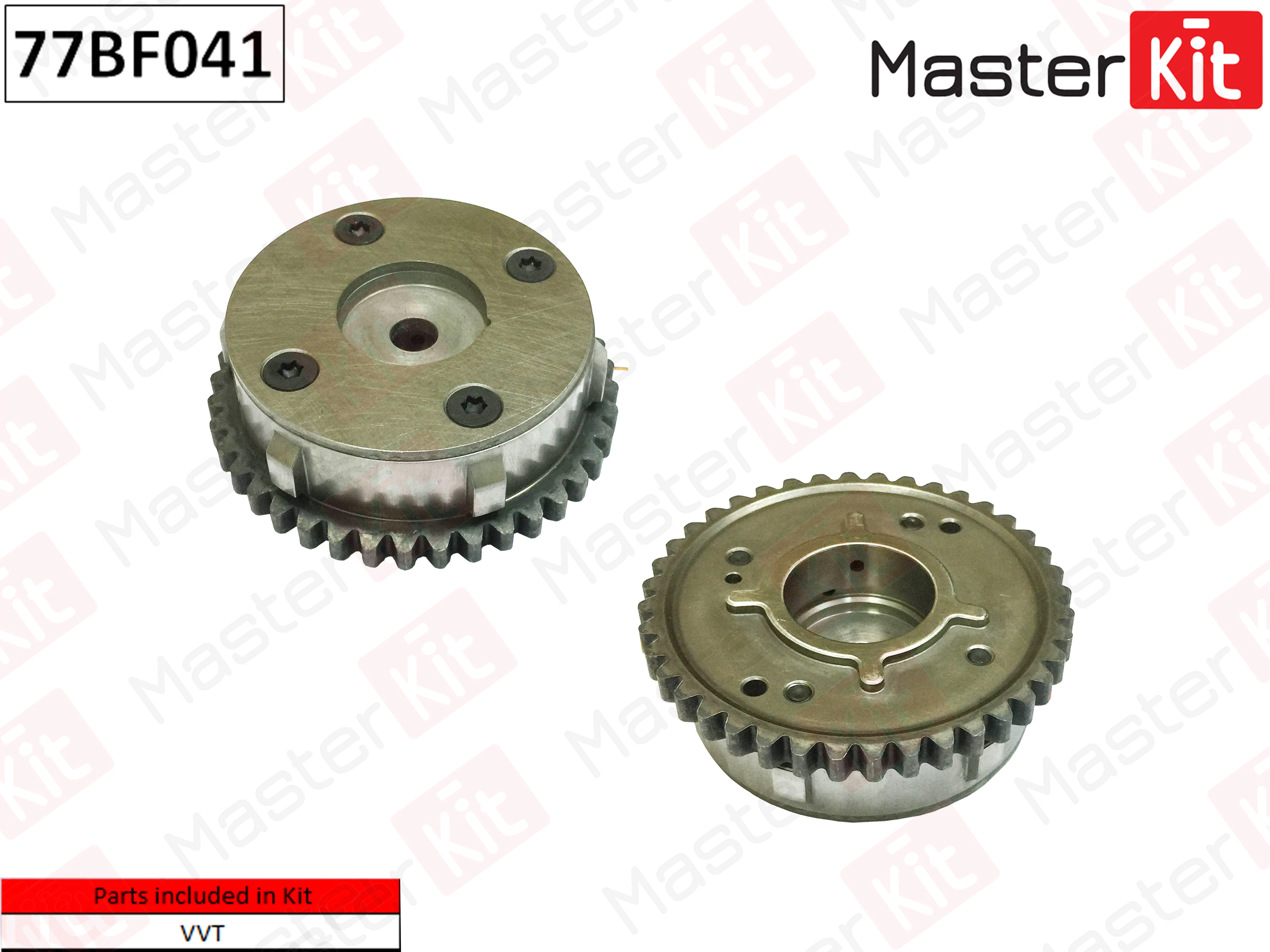 77BF041 MASTERKIT Шестерня распредвала с рег.фаз, вп. ford tnba/tnwa/r9da (фото 1)