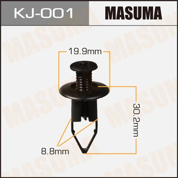 KJ-001 MASUMA Зажим, молдинг / защитная накладка (фото 2)