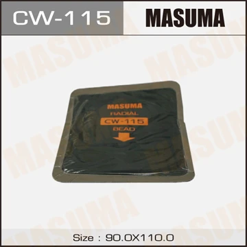 CW-115 MASUMA Заплатка кордовая 110x90 1шт. (фото 2)
