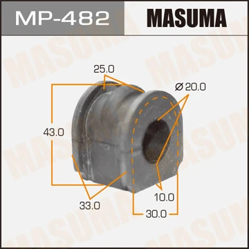 MP-482 MASUMA Втулка, стабилизатор (фото 2)